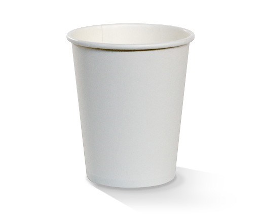 Eco 6OZ Single Wall PE Paper Cup WHITE
